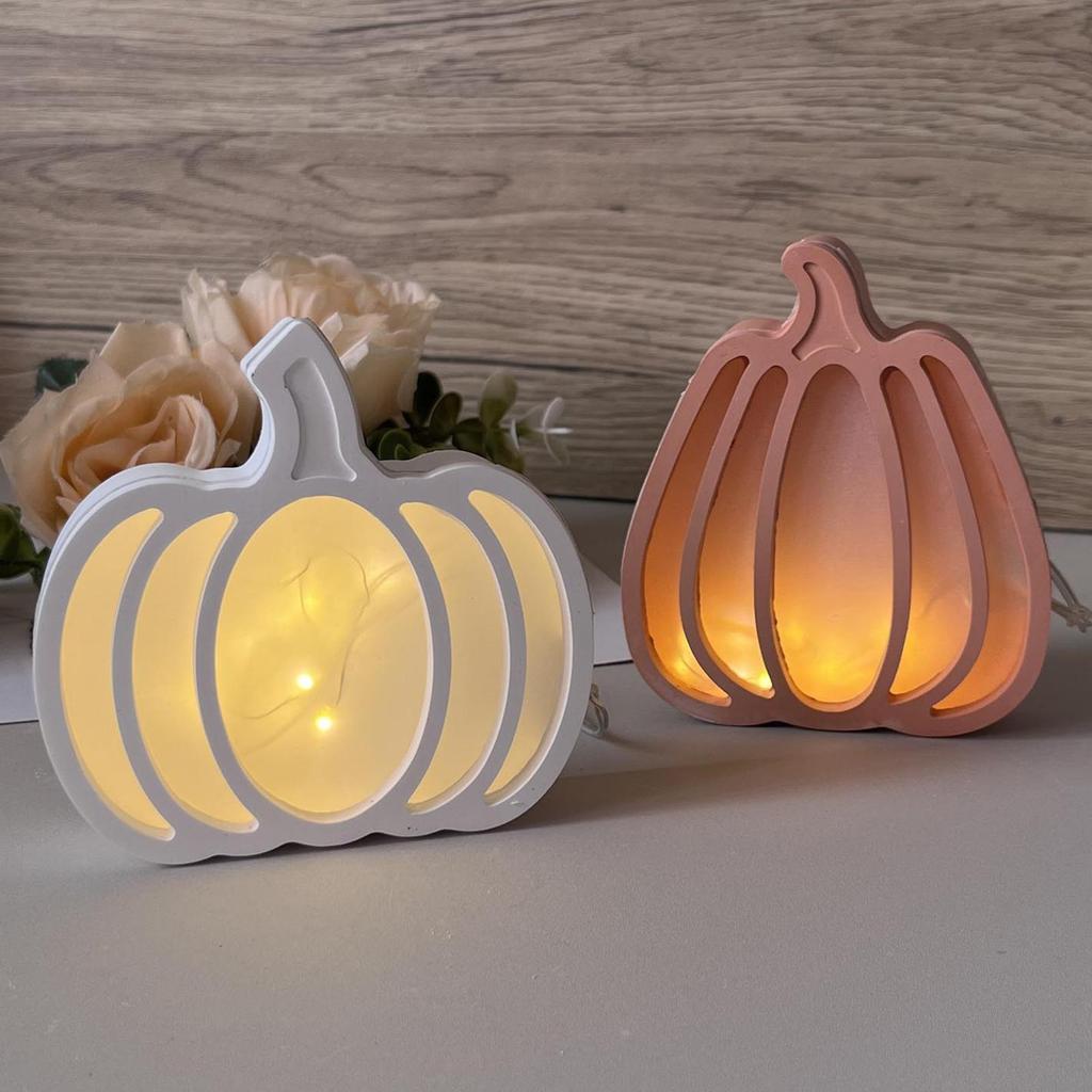 Molds For Crafts 2 Pieces Drip Glue Pumpkin Molds Halloween Decoration Atmosphere Lamp Craft For Home Hobbyists Kids Beginners