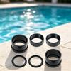 2 Stuks Zwembadpomp Koppeling Reparatiekit Bevat Moeren Ringetjes & O-ringen Zwembad Pijpverbinders voor SPX320