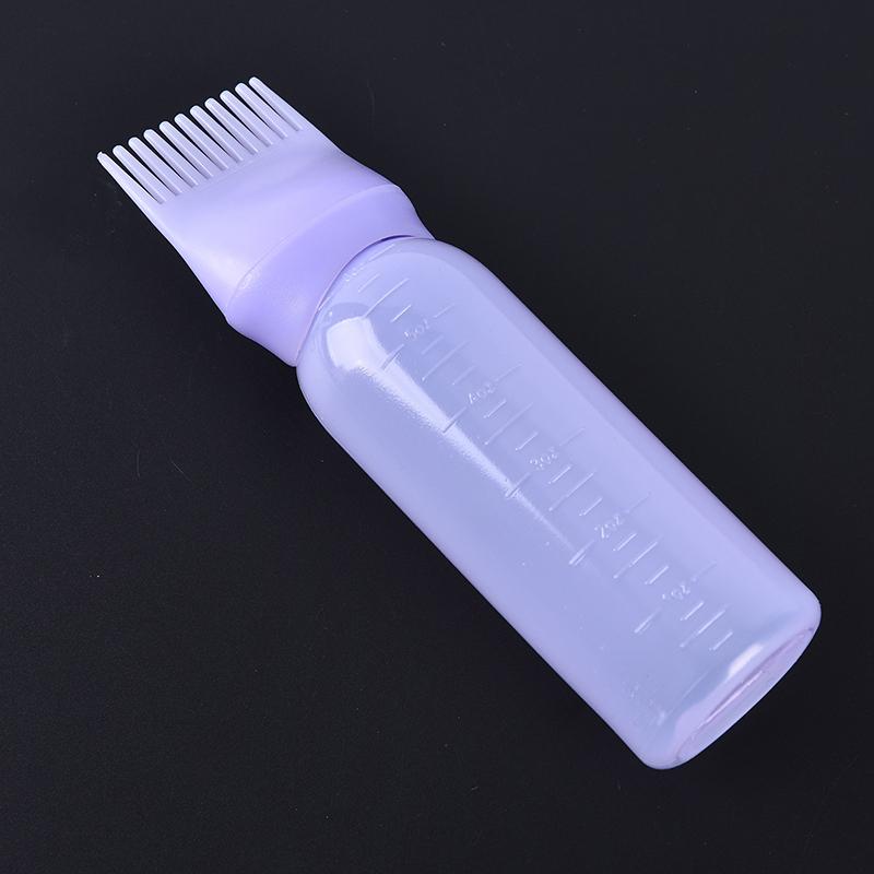 120Ml Hair Dye Applicator Brush Hair Washing Empty Bottle Comb Styling Tool