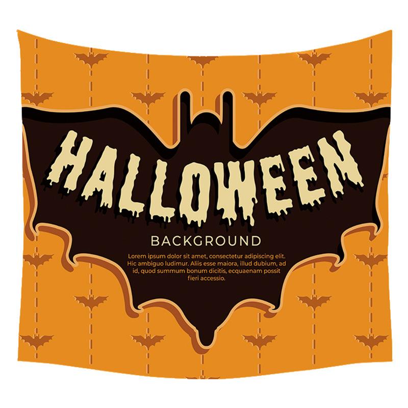 Гобелен с тыквой и летучей мышью — фото 5