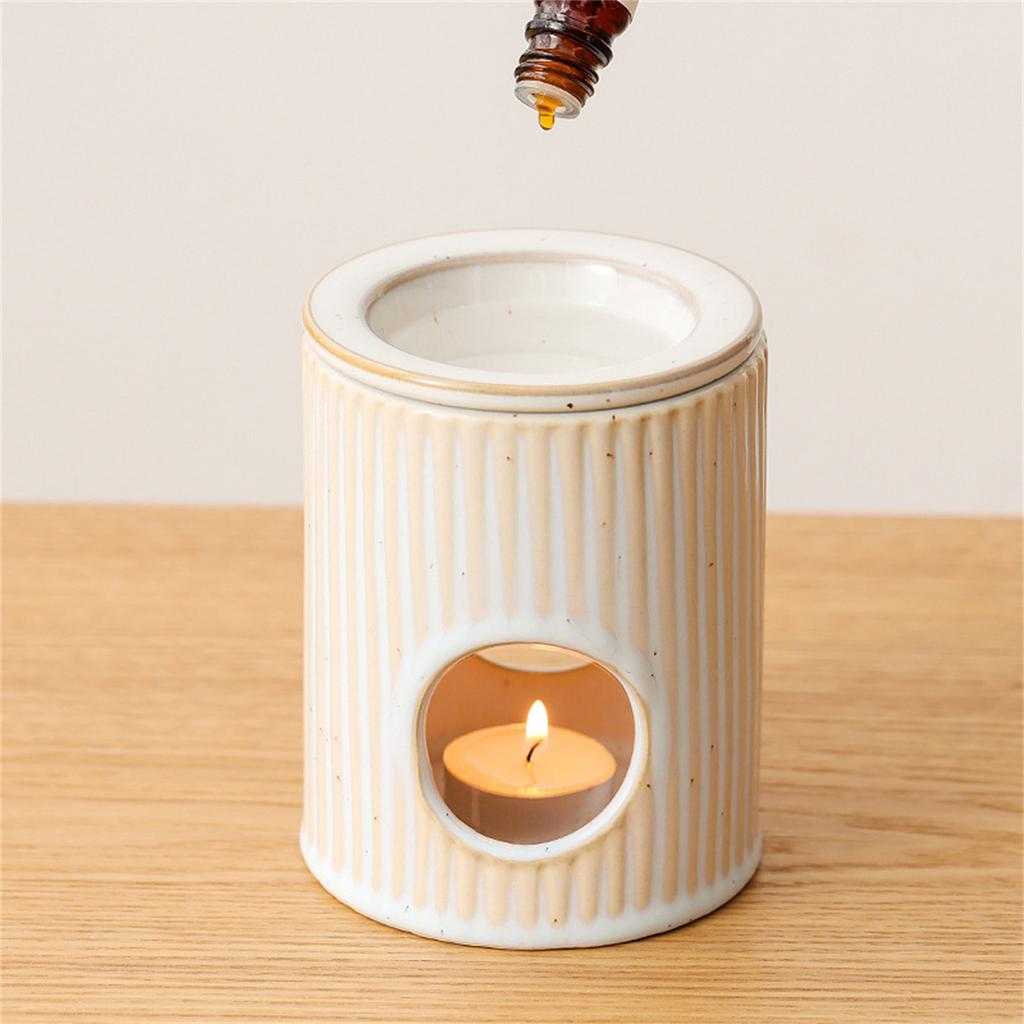 Ceramics Split Fragrances Lamp Essential Oil Burners Aromatherapies Diffuser for Bedroom Living Room or Studio Use