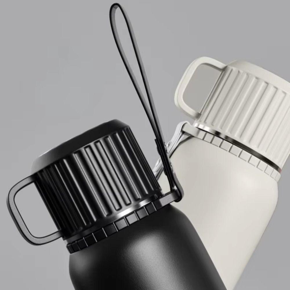 Stainless Steel Thermos Water Bottle 600/800/1000ML Thermos Tumbler Portable Coffee Cup  Sports