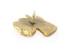 Schnauzer II - gold-plated pin brooch, elegant dog ornament, unique pin by Art-Dog brand