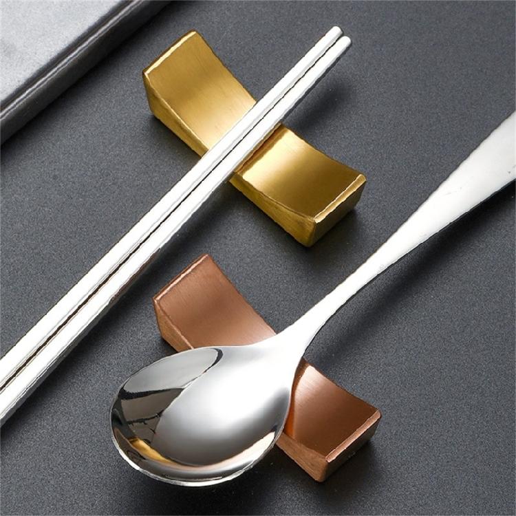 1 Pair Chopstick Rests Practical Spoon Holder Ingot Shaped Chopsticks Organzier