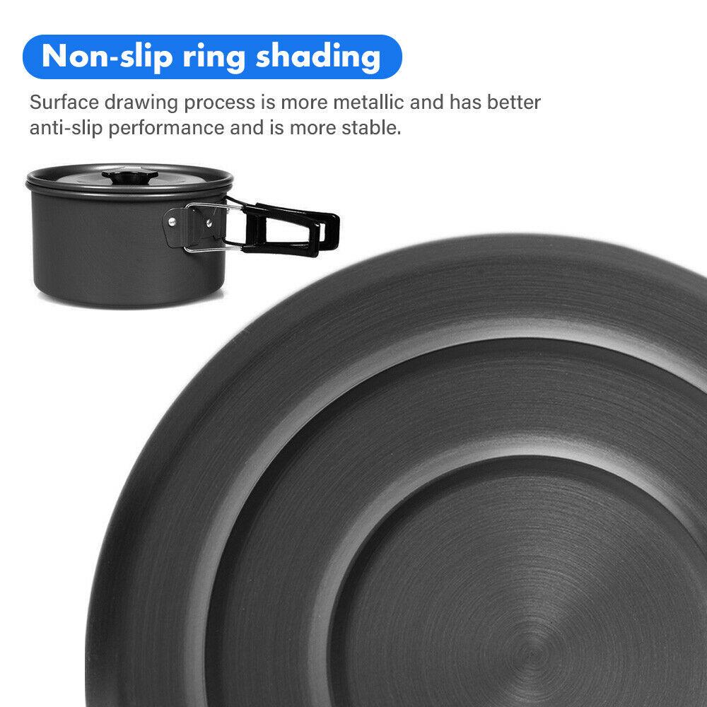 Wingsbro Outdoor Camping Pot Set for 1-2 People Camping Cooking with Portable Bags and Tableware Camping & Hiking Equipment Wingsbro Outdoor Camping Pot Set for 1-2 People Camping Cooking with Portable Bags and Tableware Camping & Hiking Equipment