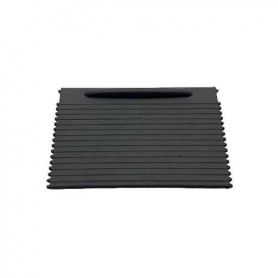 Inner Center Cup Holder Roller Blind Cover For Porsche Cayenne 955 2003-10 Black