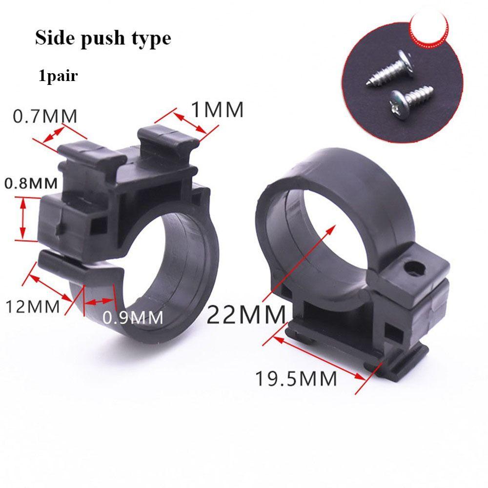1pair Plastic Fixing Clip 3 Styles Lamp Head Assembly  Electric Bicycle Accessories