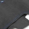 For Toyota Prius 30 XW30 2009-2015 Prius C US 2012-2017 Car Steering Wheel Wrap Cover Hand-stitched Suede Leather Durable Trim