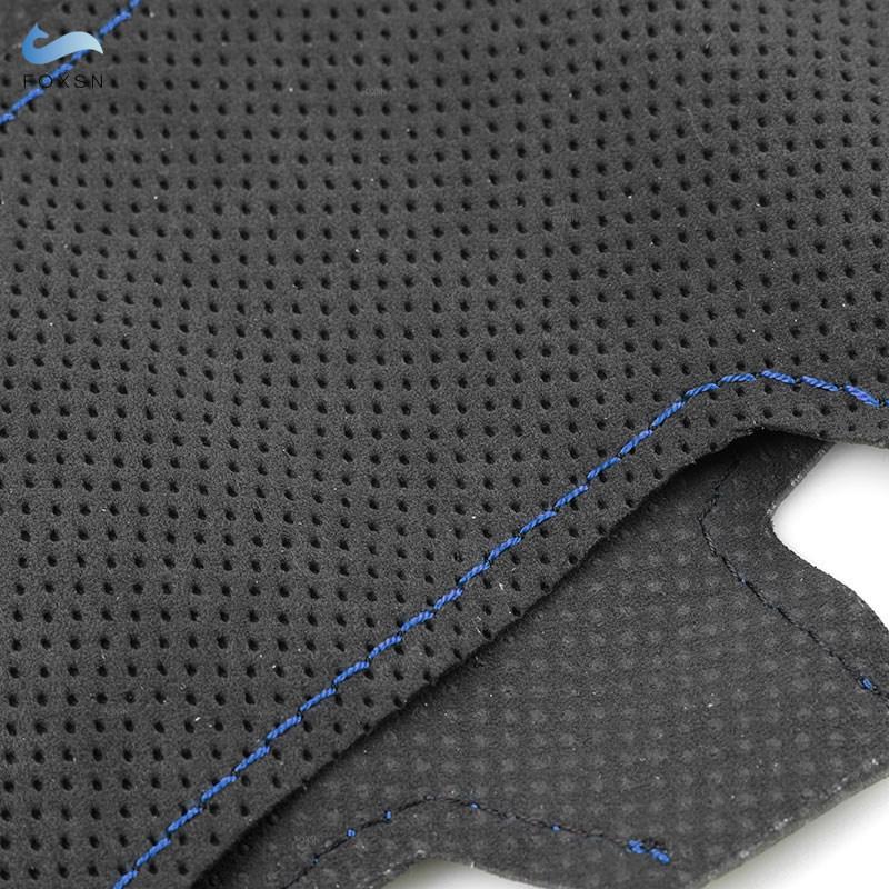 For Toyota Prius 30 XW30 2009-2015 Prius C US 2012-2017 Car Steering Wheel Wrap Cover Hand-stitched Suede Leather Durable Trim