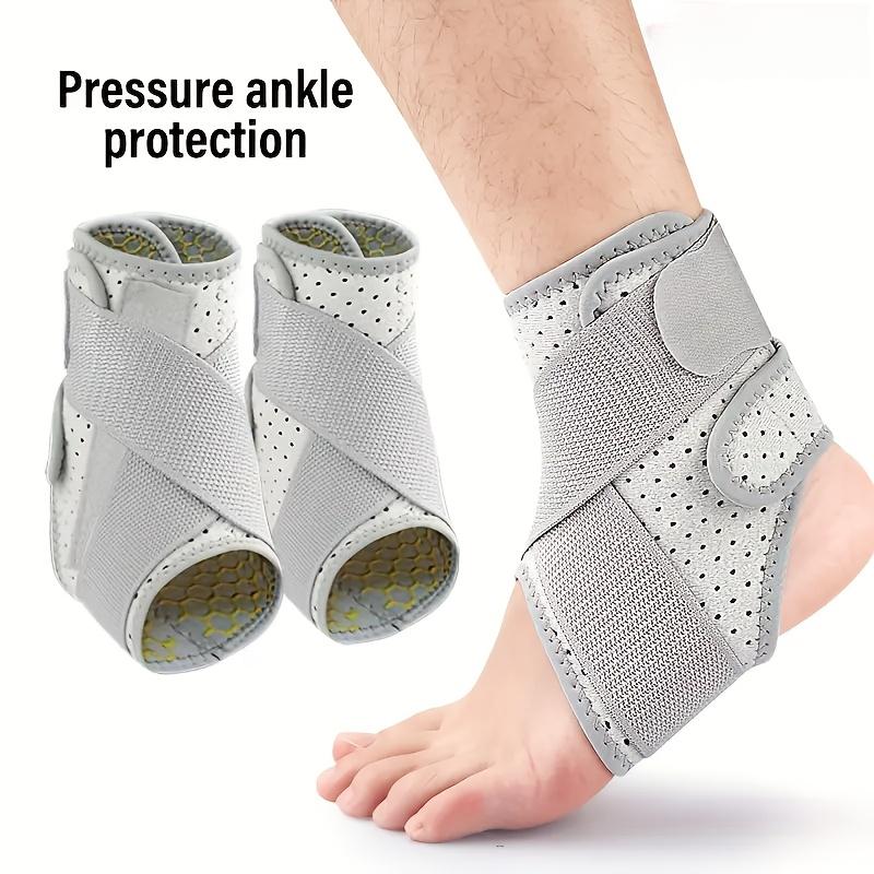 1PC Lightweight and Highly Elastic Ankle Sprain Recovery and Foot Support Gear Breathable Adjustable Velcro