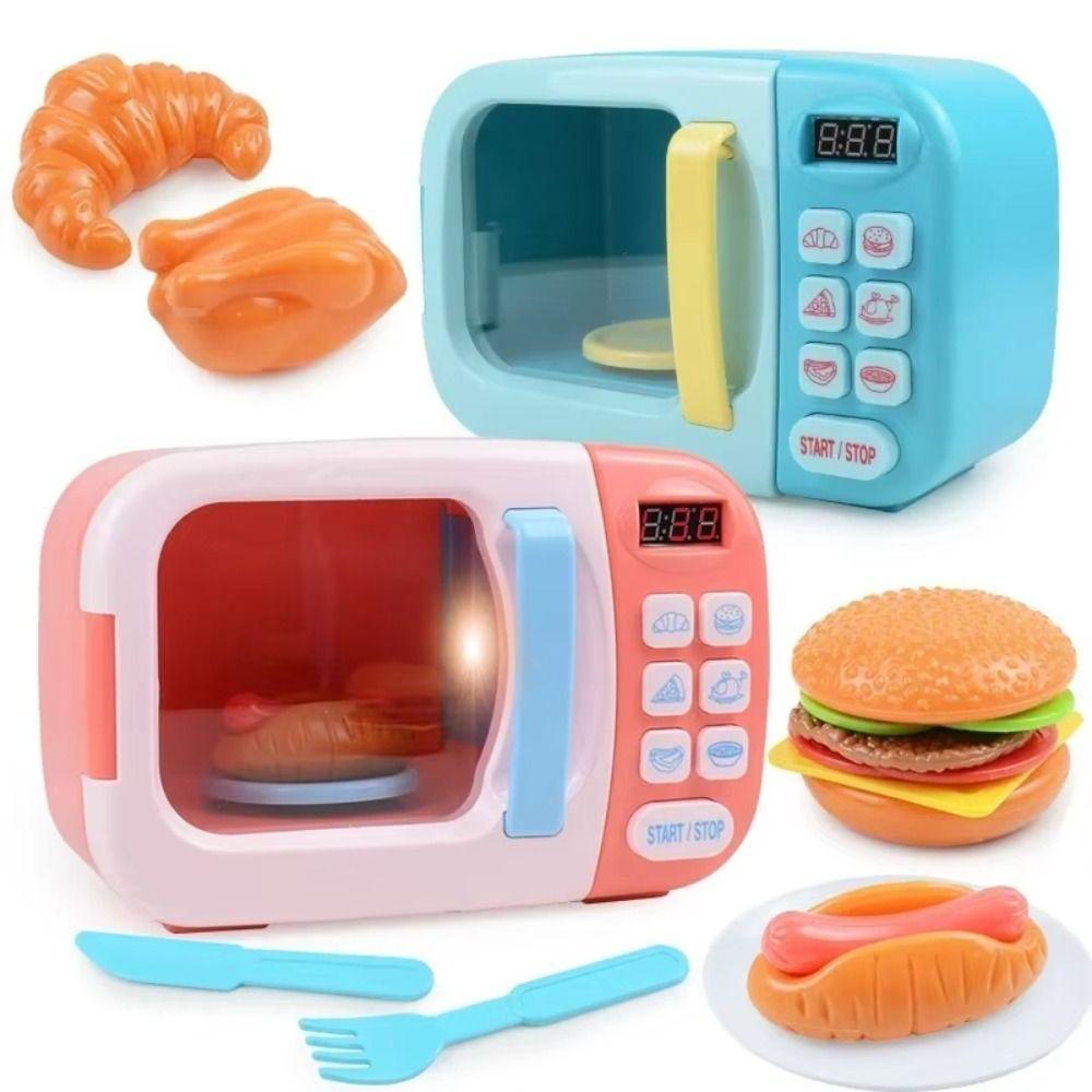 DIY Simulation Microwave Toy Creative Oven Kitchen Toys Household Appliances Toys  Children's Gifts