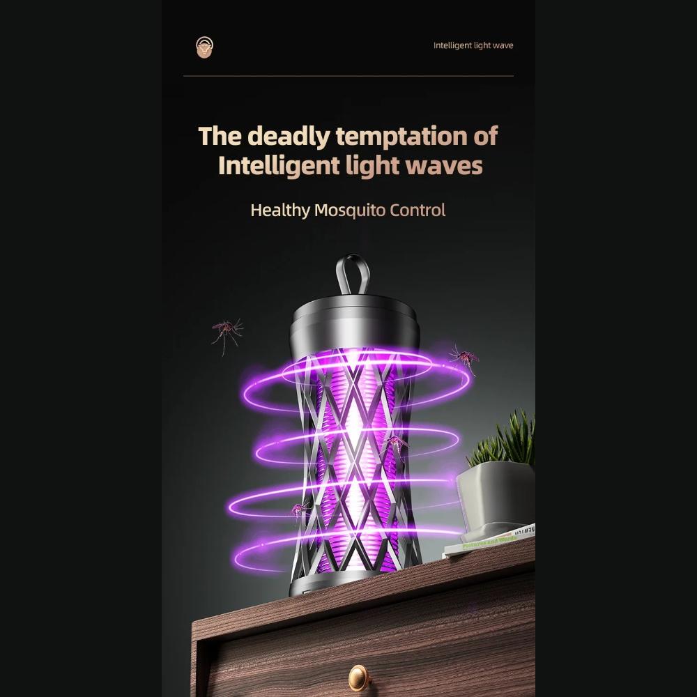 Electric Shock Mosquito Killer Lamp Outdoor Atmosphere Light Mosquito Repellent Safe Efficient Home Mosquito Zapper Household