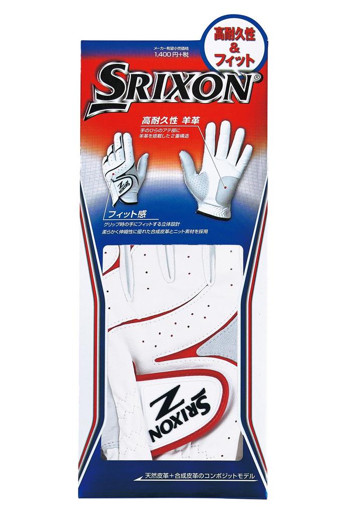 DUNLOP SRIXON Golf Gloves 21 Golf Gloves GGG-S016 White/Red