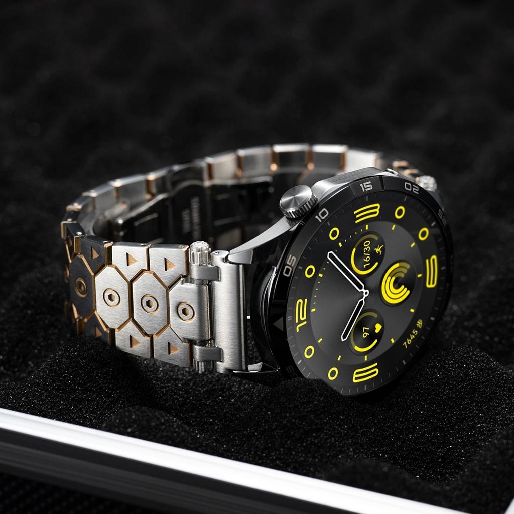 20mm 22mm Luxury Bracelet For Huawei Watch GT 5/4/3 Pro 43mm 46mm Stainless Steel Band For Samsung Galaxy 7 6 5 Men Strap Correa