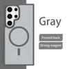 Matte Simple Solid Color Suitable Magnetic Phone Case For Samsung Galaxy S21 S22 S23 S24 Ultra Plus Wireless Charge Phone Covers