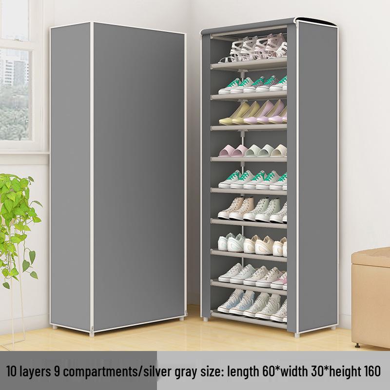 

Изящный многослойный пылезащитный шкаф для обуви со стальным каркасом Assembled