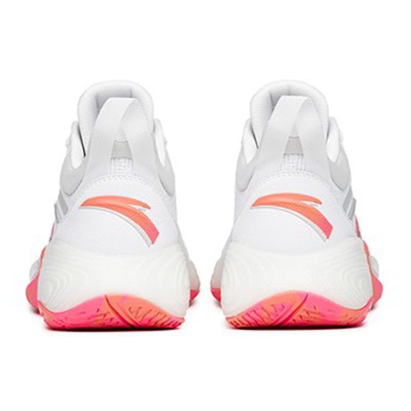 Anta Basketball Collection Feather Low-Top Performance Basketball Shoes Men's White Gray Sneakers 112211602Q-2