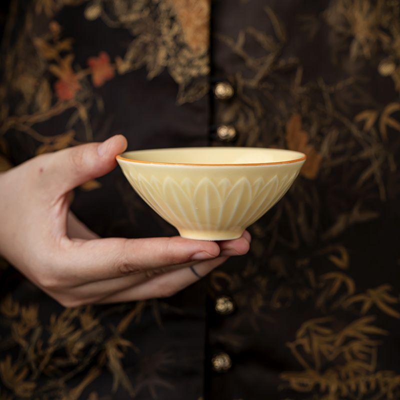 Ceramic Tea Cup Five Famous Kilns Ceramic Tea Cup Gift Box Set Master Cup Gift Box To Send Customer Event Gifts