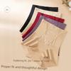 Women's National Style Relief Sexy Jacquard Thin Comfortable No Trace of Abdominal Lift Underwear