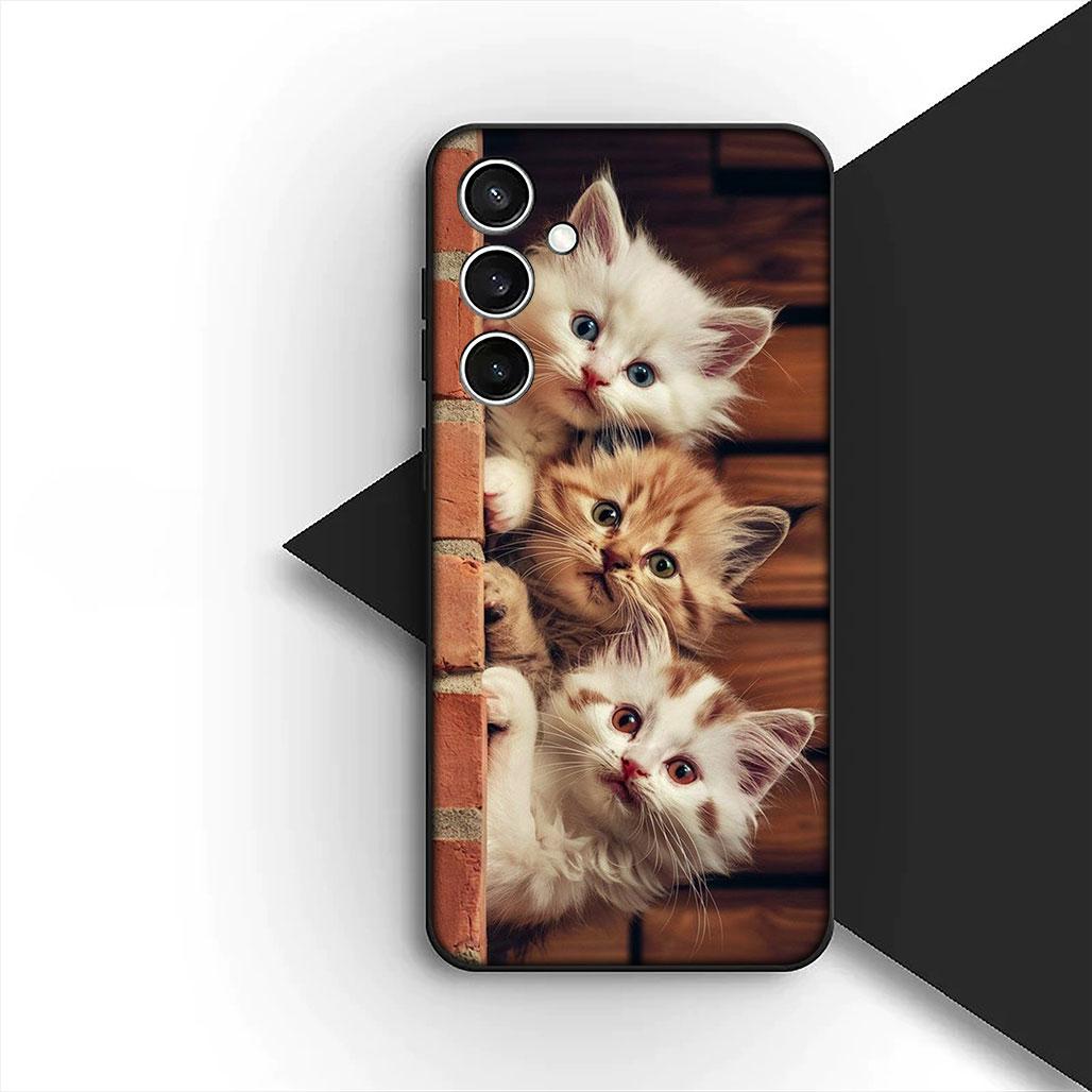

Kitten Cat Meow Silicone Cover for Motorola Moto G55 G45 G75 G85 G84 Edge 50 30 Fusion 40 NEO Ultra Pro Coque Phone Case Motorola Moto G45