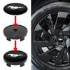 Car Sticker 4Pcs 56+60mm Car Styling Mustang Emblem Badge Wheel Center Hub Cap For Ford Focus Fiesta Mondeo Fusion Explorer Esca
