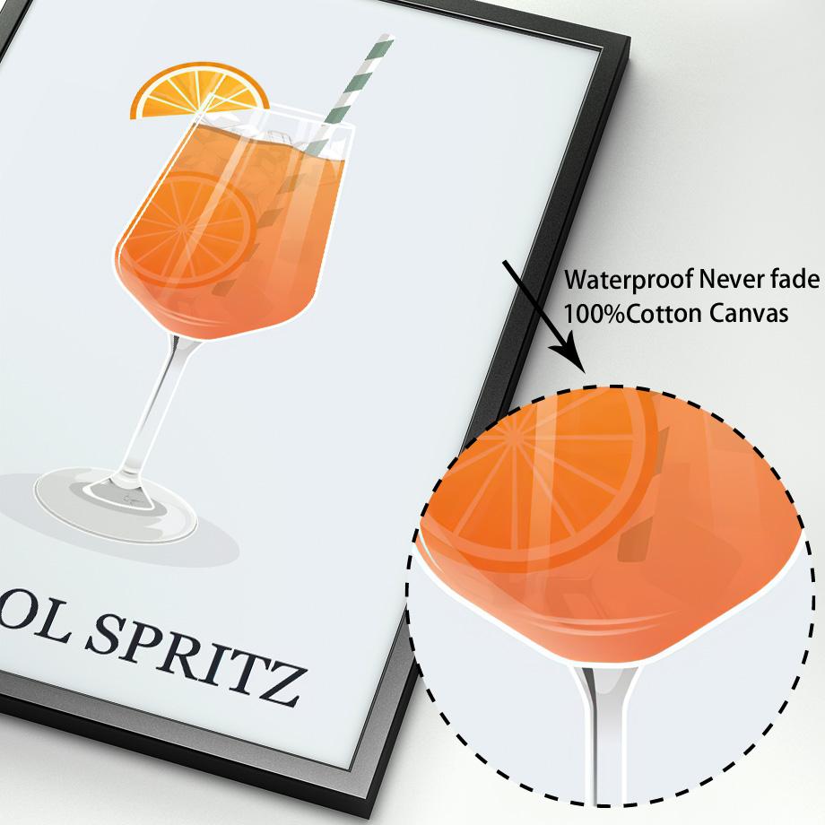 Tequila Margarita Martini Mojito Cocktail Nordic Poster Wall Art Print Canvas Painting Kitchen Decor Pictures For Living Room