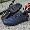 Chaussures de Vélo VTT Femme Chaussures à Pédales Plates Chaussures de Vélo Baskets de Vélo de Route Vitesse Chaussure à Crampons Spd avec Chaussure de Vélo de Montagne rose
