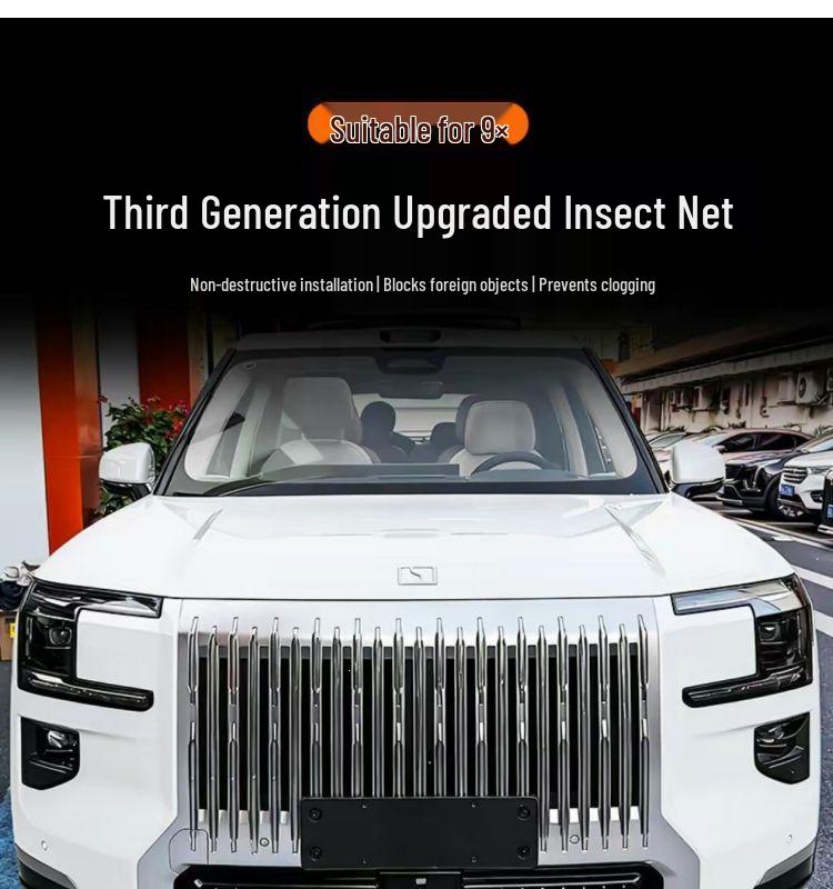Zeekr 9X 2025-2026 Detachable Front Grille Insect Net Upgrade Accessory
