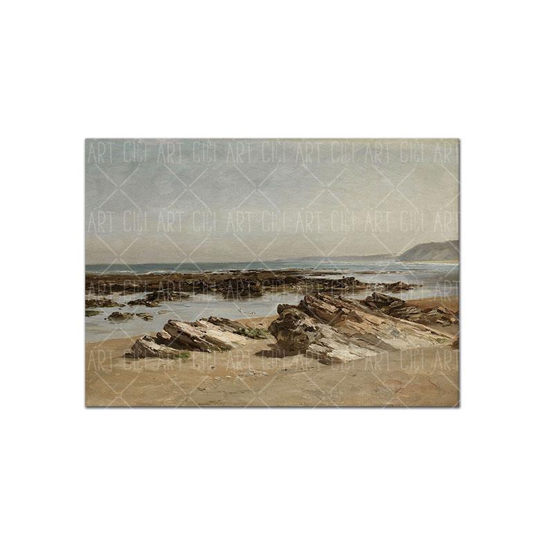 Vintage Coastal Nautical Poster Landscape Art Print Retro Canvas Oil Painting Gallery Wall Picture Living Room Home Decor