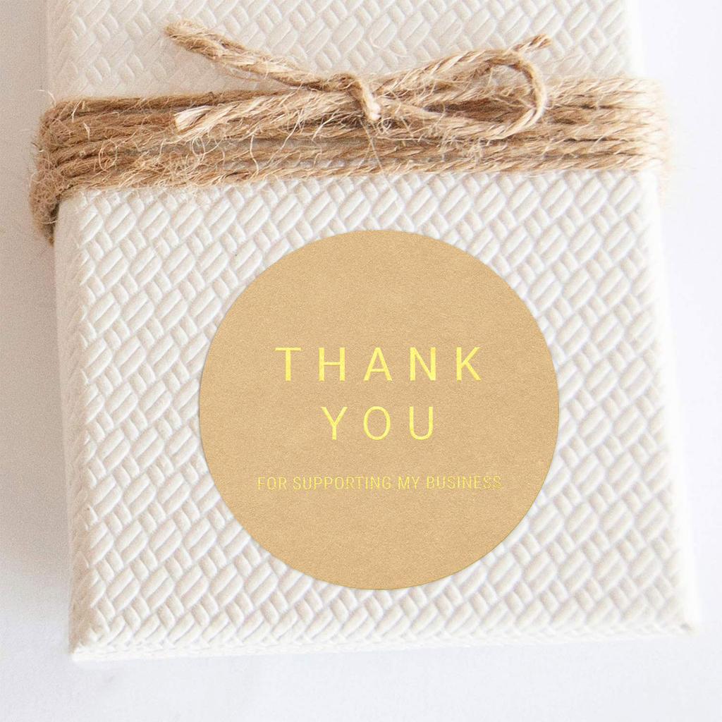 100-500pcs Thank You Sticker Envelope Seal Scrapbook Sticker Pink Heart Cute Round Sticker Stationery Label Stickers