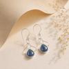 Natural Sodalite Gemstone 925 Sterling Silver Handmade Drop/Dangle Earrings 1.50" For Anniversary EE-2-23