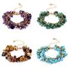 Geometric Crystal Beaded Hand Chain With Multicolor Stones For Travel Souvenir