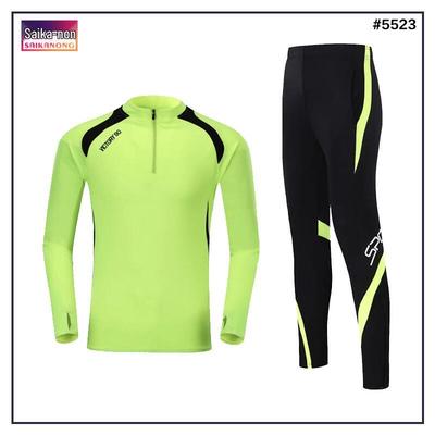 Conjunto Unisex de Fútbol de Manga Corta con Media Cremallera para Entrenamiento Saikano 5523