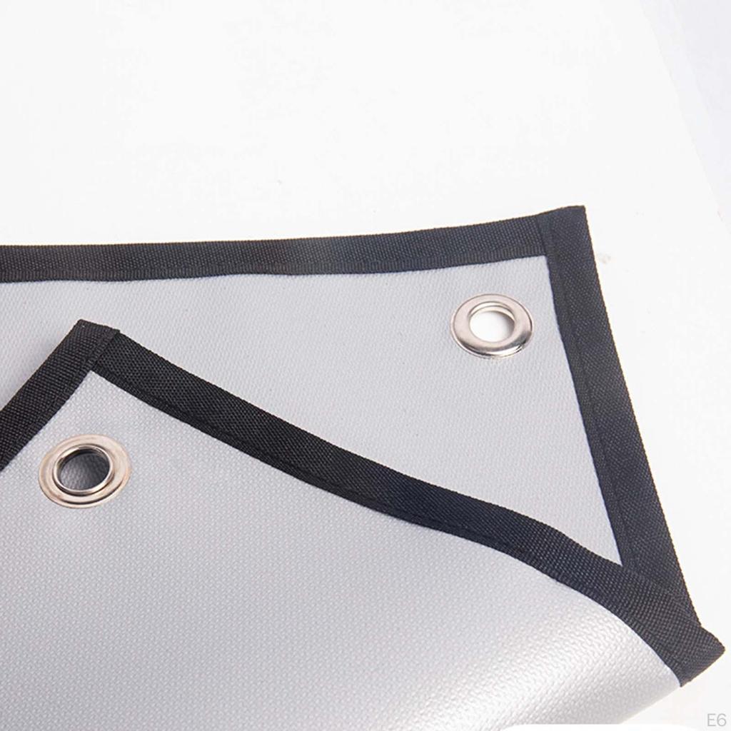 Camping Fire Outdoor Fireproof Blanket Wood Burning Protective Mat Grill for Party