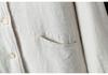 2025 Fall/Winter Plus Size Cotton Linen Hooded Mid-Length Coat - Thick Warm Artistic Outerwear