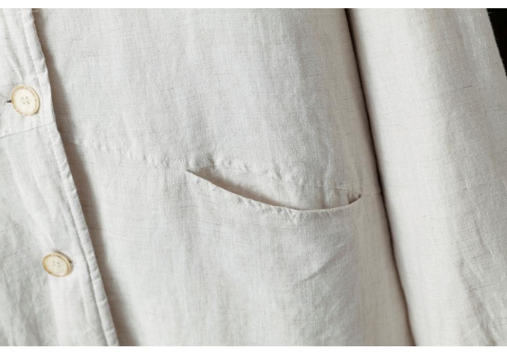 2025 Fall/Winter Plus Size Cotton Linen Hooded Mid-Length Coat - Thick Warm Artistic Outerwear
