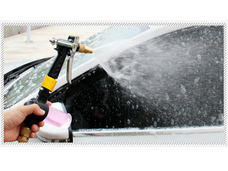 Telescopic Garden Hose & High-Pressure Car Wash Spray Gun Set