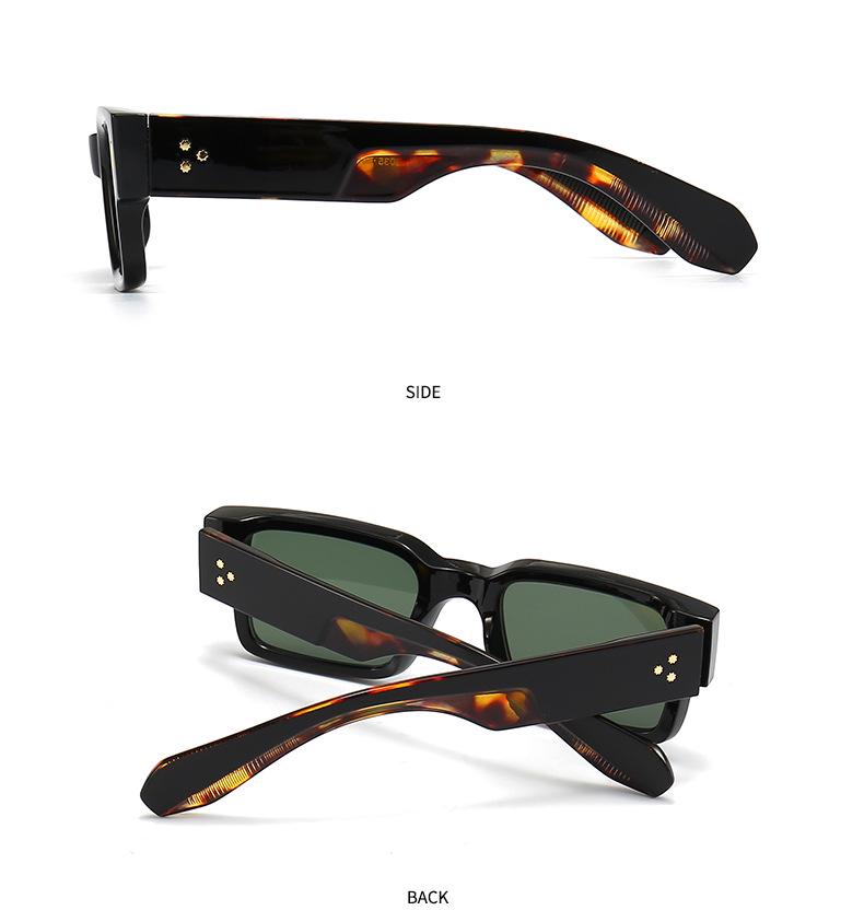Trendy European-American Square Sunglasses for Women - Model 6035