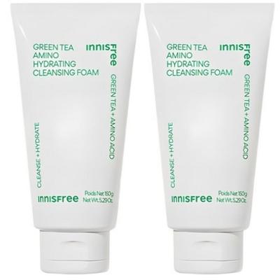 Green Tea Cleansing Foam Duo (150g × 2)