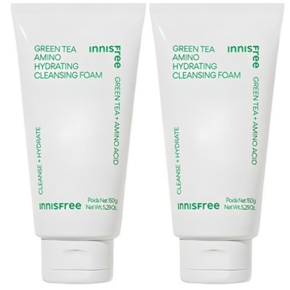 Innisfree Green Tea Cleansing Foam Duo (150g × 2)