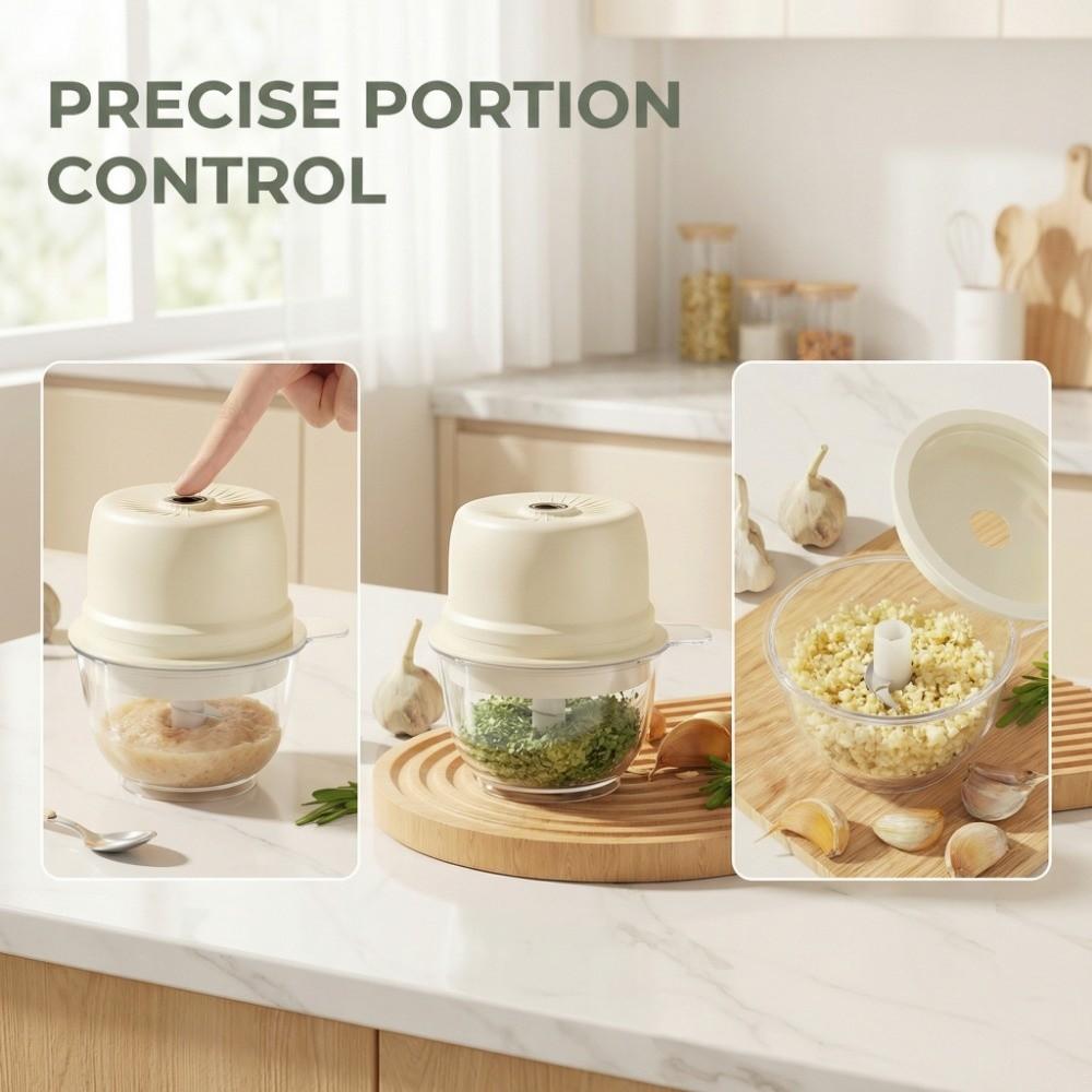 Wireless Mini Food Processor Rechargeable Meat Grinder Electric Grinder Garlic Masher  Cooking