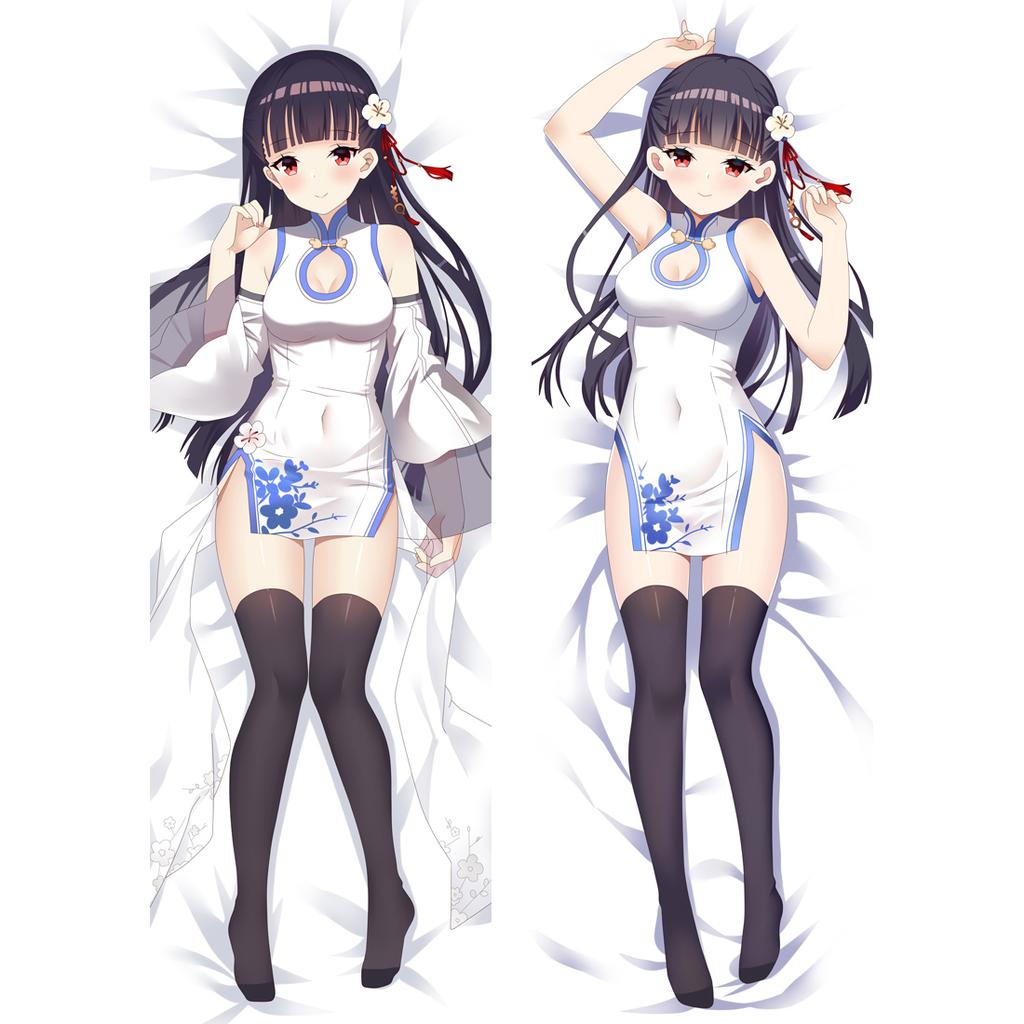 Mxdfafa Anime Dakimakura Fall Warship Girls R Kissenbezug Kissenbezüge 3D doppelseitig umarmender Körperkissenbezug