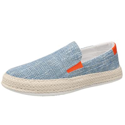 Mocasines de verano para hombre, zapatos de lona transpirables, zapatillas de deporte informales a la moda para caminar, zapatos de pescador ligeros para hombre