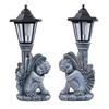 Resin Angel Solar Lamp Easy to Use Statue Modern Decorative Statuette for Garden Decoration Outdoor