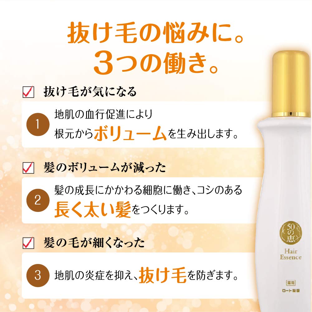 50 no Megumi Anti-Aging Haarwachstums-Spray 160ml Tonikum, Typ, [Quasi-Arzneimittel]