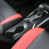 Carbon Fiber Look Gear Panel Cup Holder Cover Trim For Toyota Corolla 2019-2021