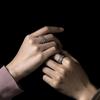 Yin Taifei Retro Lucky Sixpence Minimalist Couple's Ring