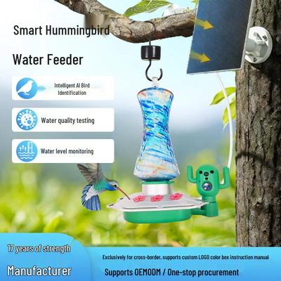 Smart HD Hanging Bird Feeder & Water Dispenser with Automatic Pet and Hummingbird Identification