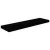 VidaXL Étagère murale flottante Noir brillant 90x23,5x3,8 cm MDF