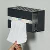 Non Punch Magnetic Tissue Holder Kitchen Organizer Space Saving Paper Towel Storage Box Easy Install Multi-Purpose